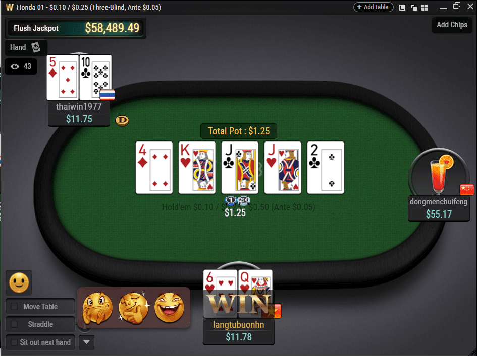 Luật chơi Poker vô cùng đơn giản