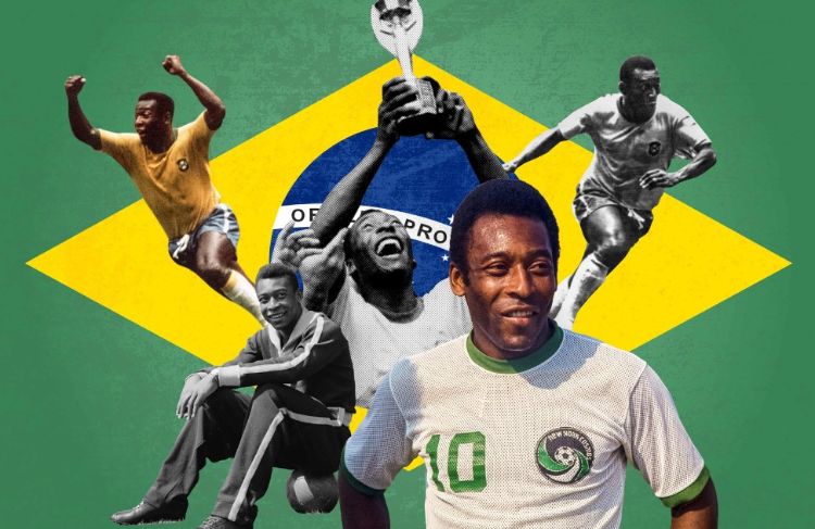 Huyền thoại Pele đã giúp ĐTQG Brazil 3 lần vô địch World Cup