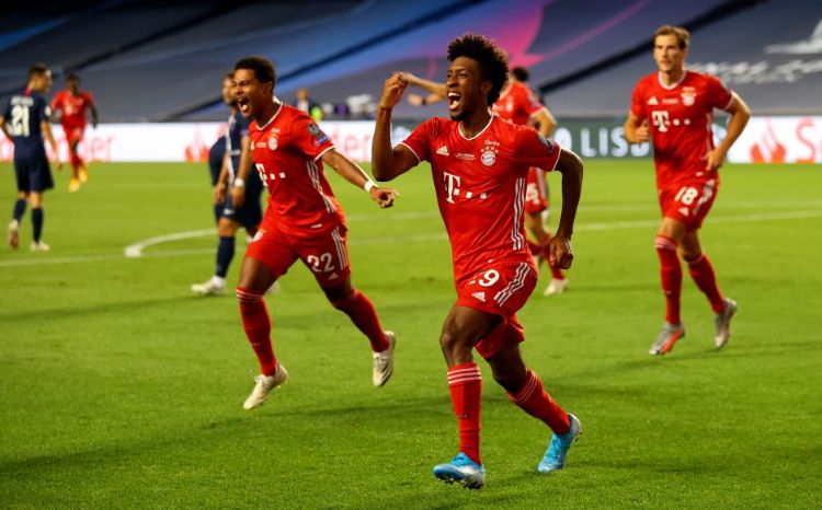 Kingsley Coman sút tung lưới PSG mang về chiến thắng cho Bayern